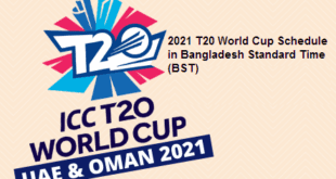 2021 T20 World Cup Schedule in Bangladesh Standard Time (BST)