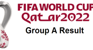 2022 FIFA World Cup Group A Result