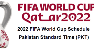 2022 FIFA World Cup Schedule in Pakistan Standard Time (PKT)